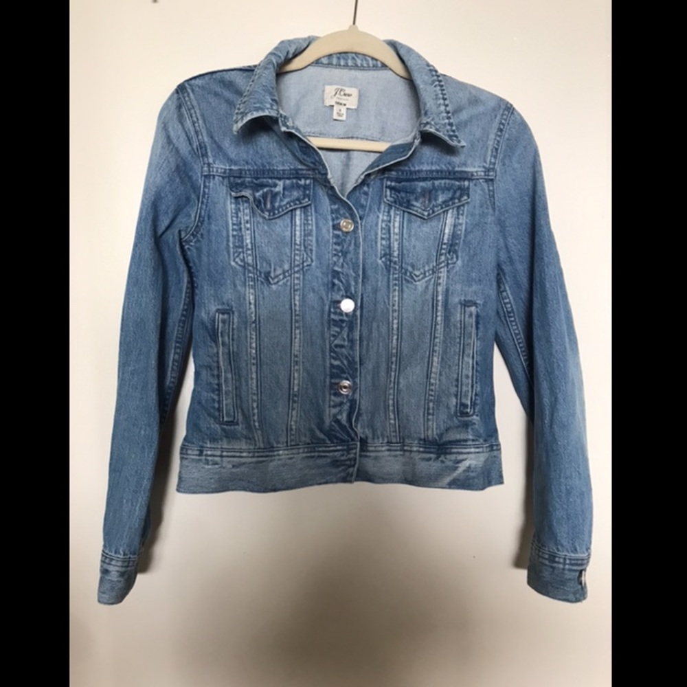 Jcrew classic denim jacket